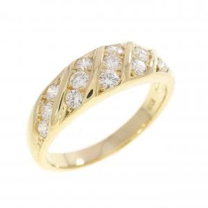 K18YG ダイヤモンド リング 0.50CT