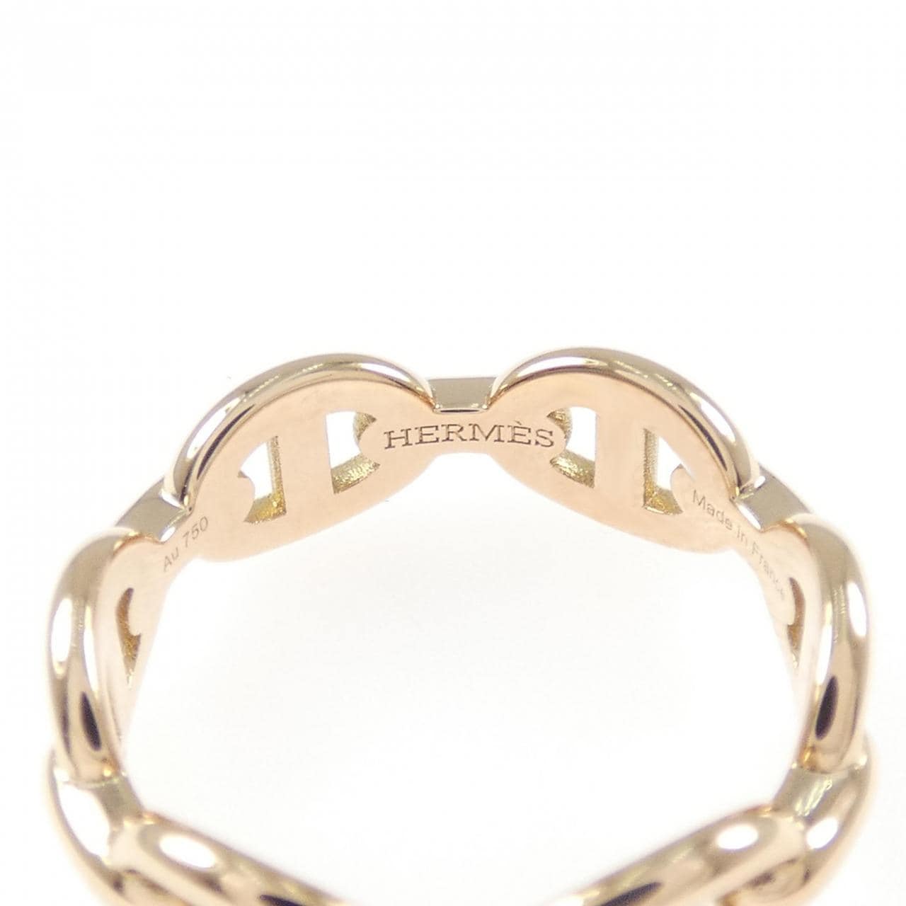 HERMES Chène d'Angle Anchenée Ring