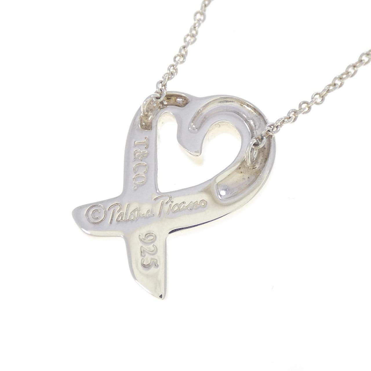 ティファニー ラビングハート スモール ネックレス