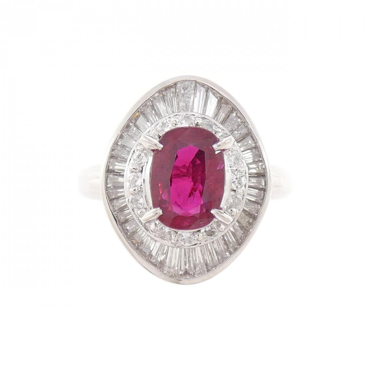 PT900 ルビー リング 1.14CT