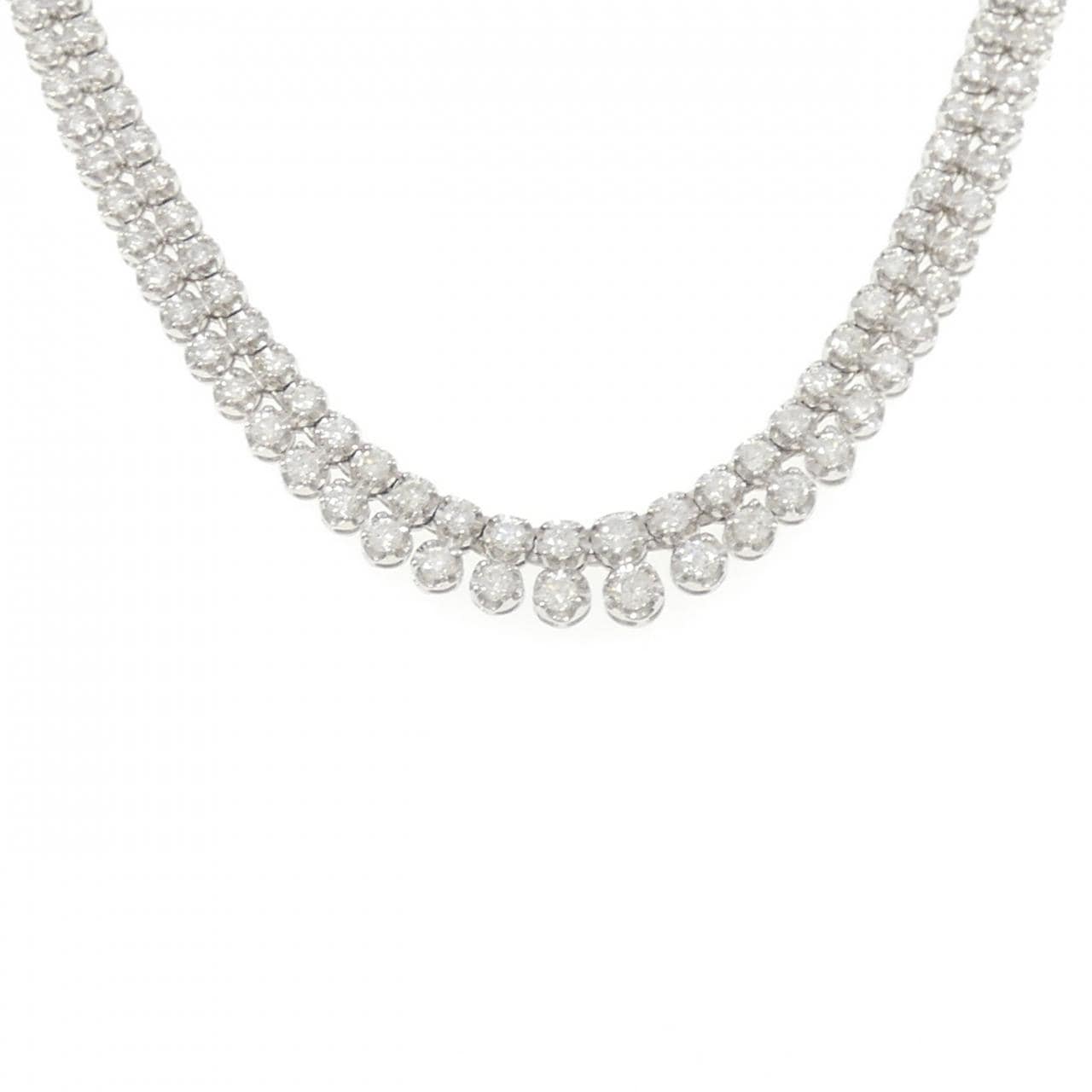 PT900/PT850 ダイヤモンド ネックレス 5.00CT
