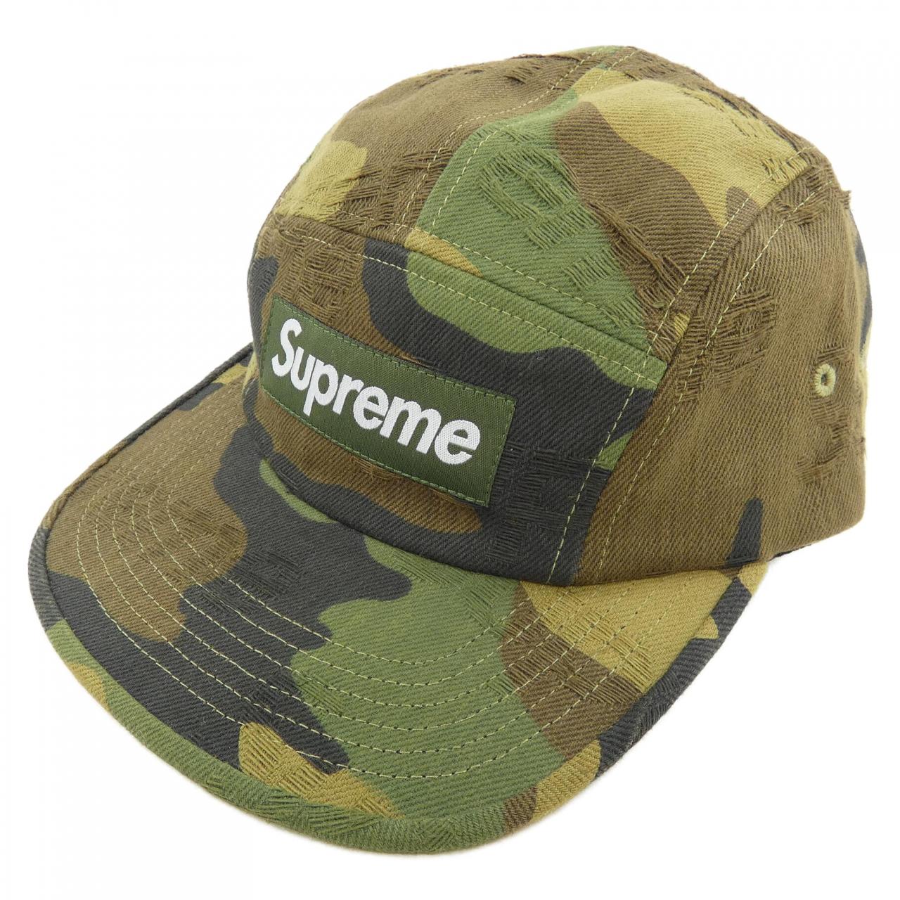 シュプリーム SUPREME JACQUARD LOGOS DENIM キャップ