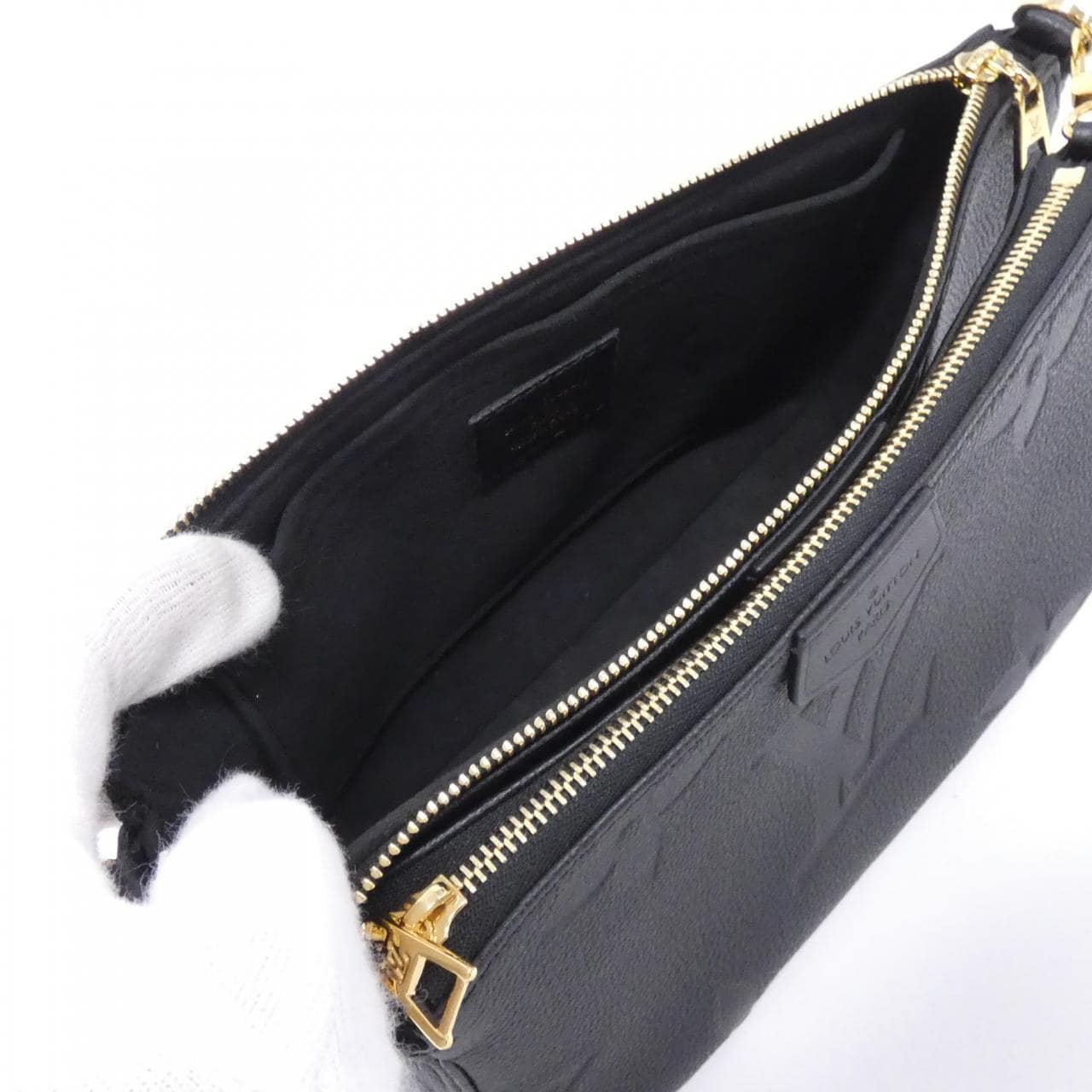 LOUIS VUITTON Monogram Empreinte多口袋配件 M80399 單肩包