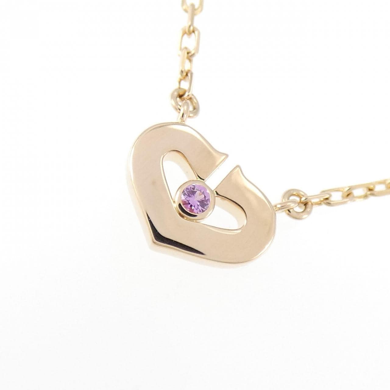 Cartier C heart项链