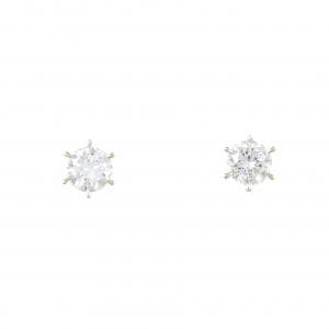 [BRAND NEW] K18YG Diamond earrings 0.256CT 0.252CT F SI1 Good