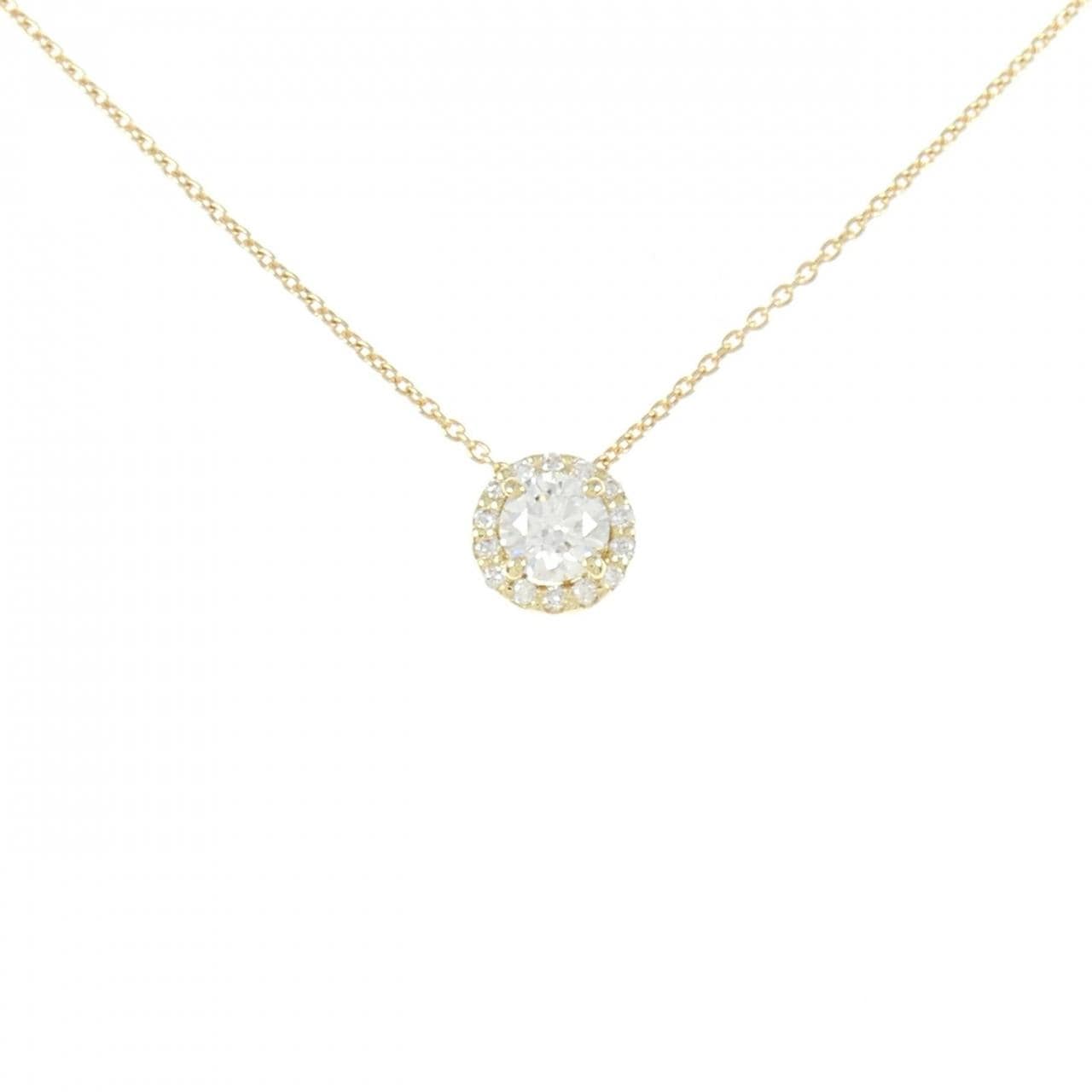 [Remake] K18YG Diamond Necklace 0.310CT G SI2 EXT