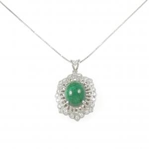 PT900/PT850 エメラルド ネックレス 5.07CT