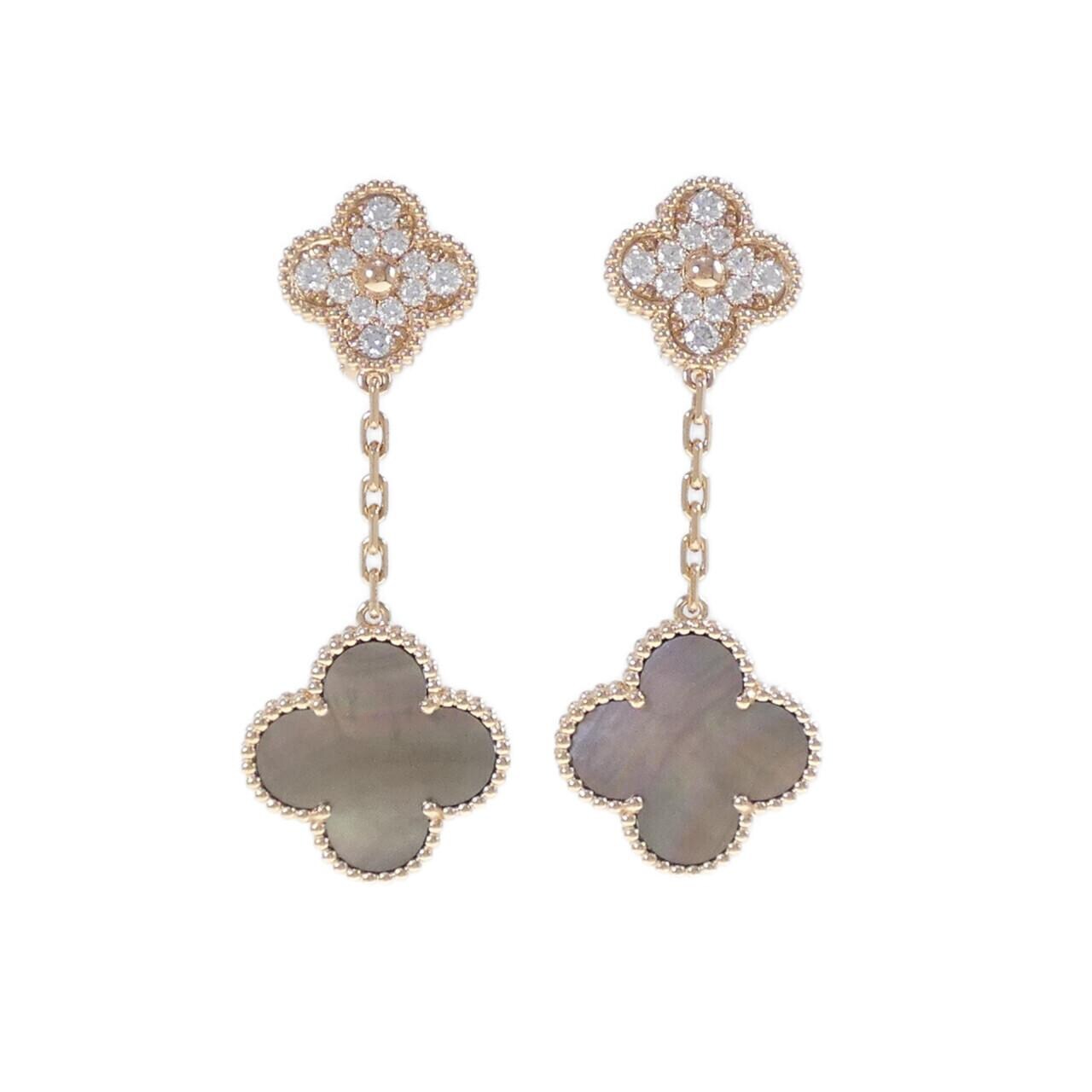 ヴァンクリーフ&アーペル マジックアルハンブラ 2モチーフ ピアス