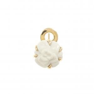 シャネル カメリア スモール ピアス 片耳