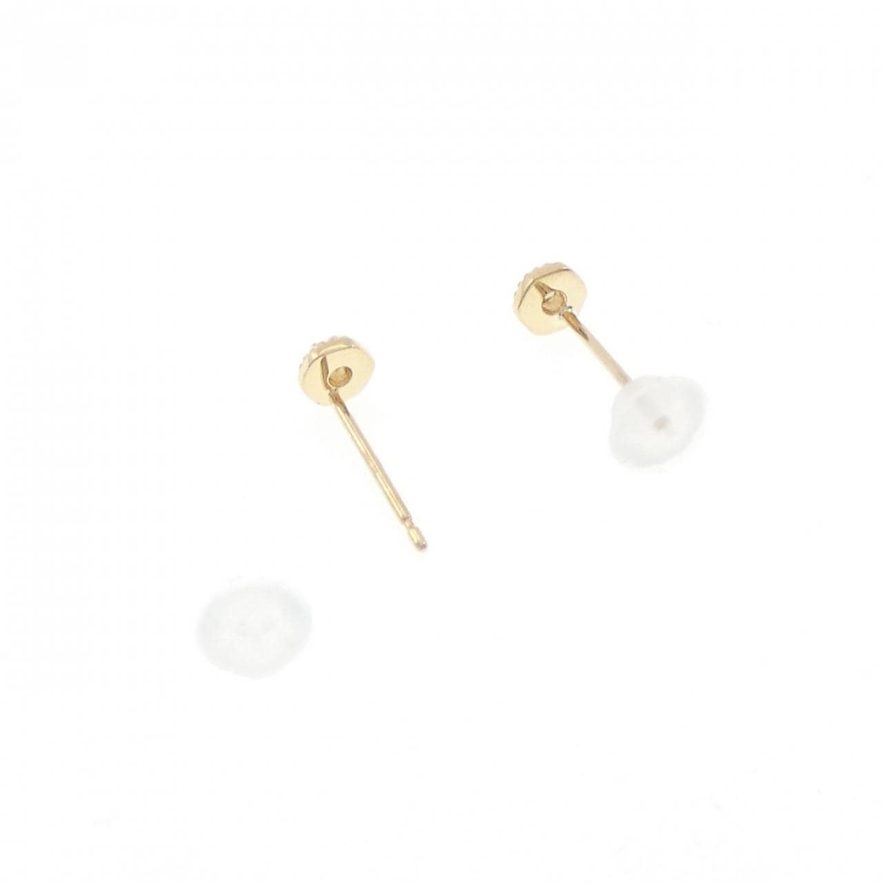 アガット ダイヤモンド ピアス 0.044CT