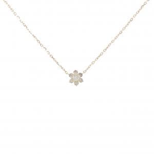 アガット ダイヤモンド ネックレス 0.1CT