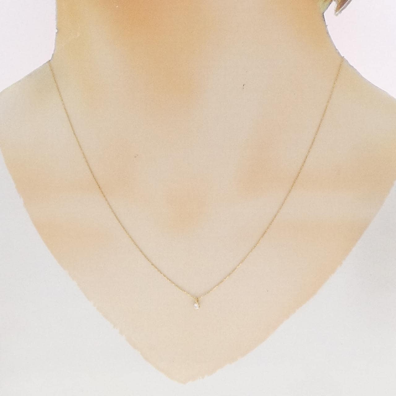 K18YG ダイヤモンド ネックレス 0.05CT