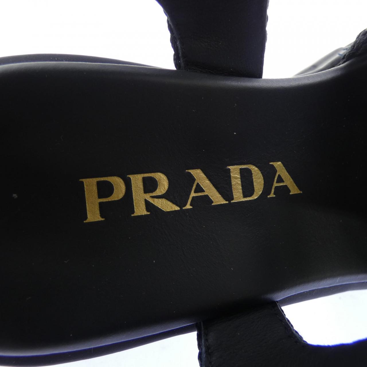 プラダ PRADA トライアングルロゴ 1X138N モノリス クロシェ サンダル