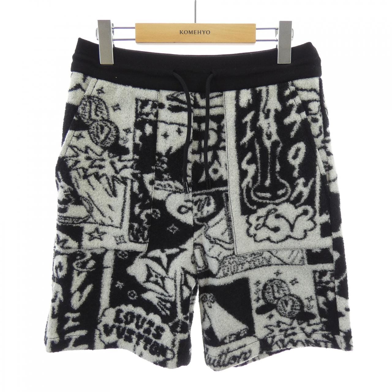 ルイヴィトン LOUIS VUITTON LVコミックスフリースショーツ HOY61WVY6 ショートパンツ