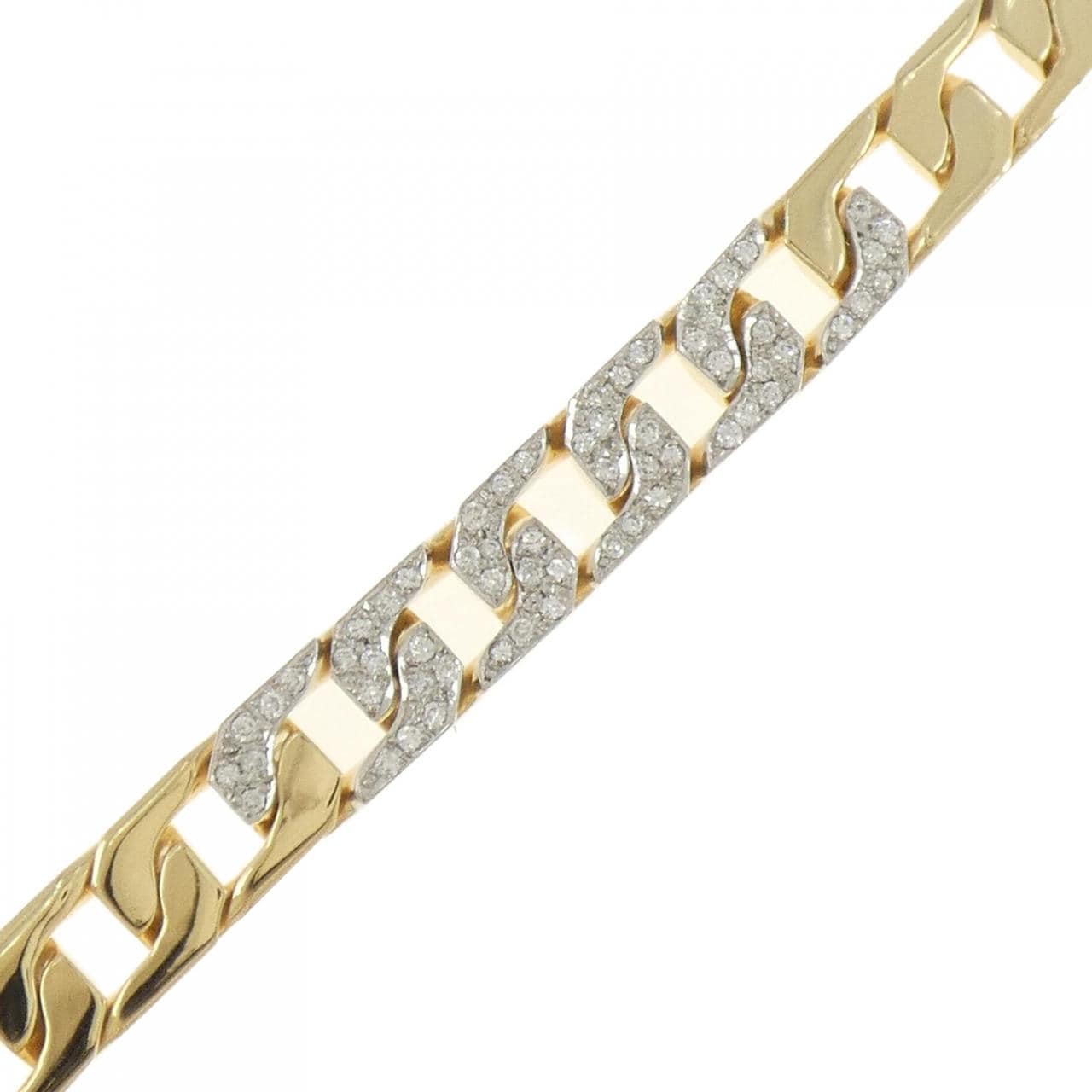 K18YG/K18WG Diamond Bracelet
