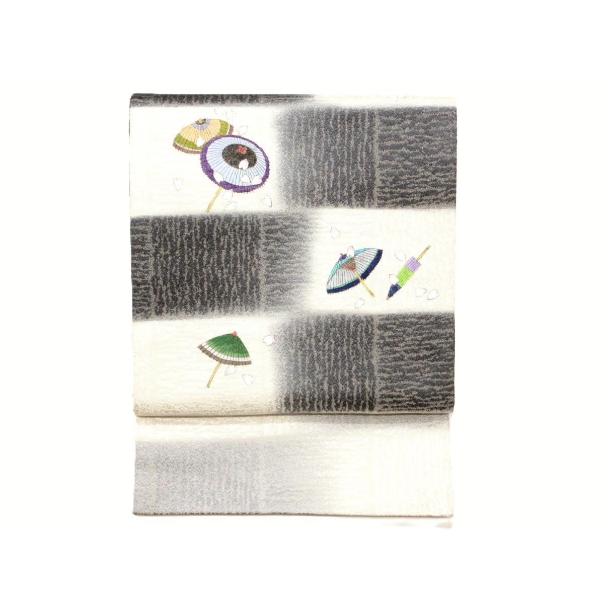 【未使用品】袋帯　染帯　友禅加工ボカシ染