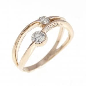 K18PG ダイヤモンド リング 0.21CT