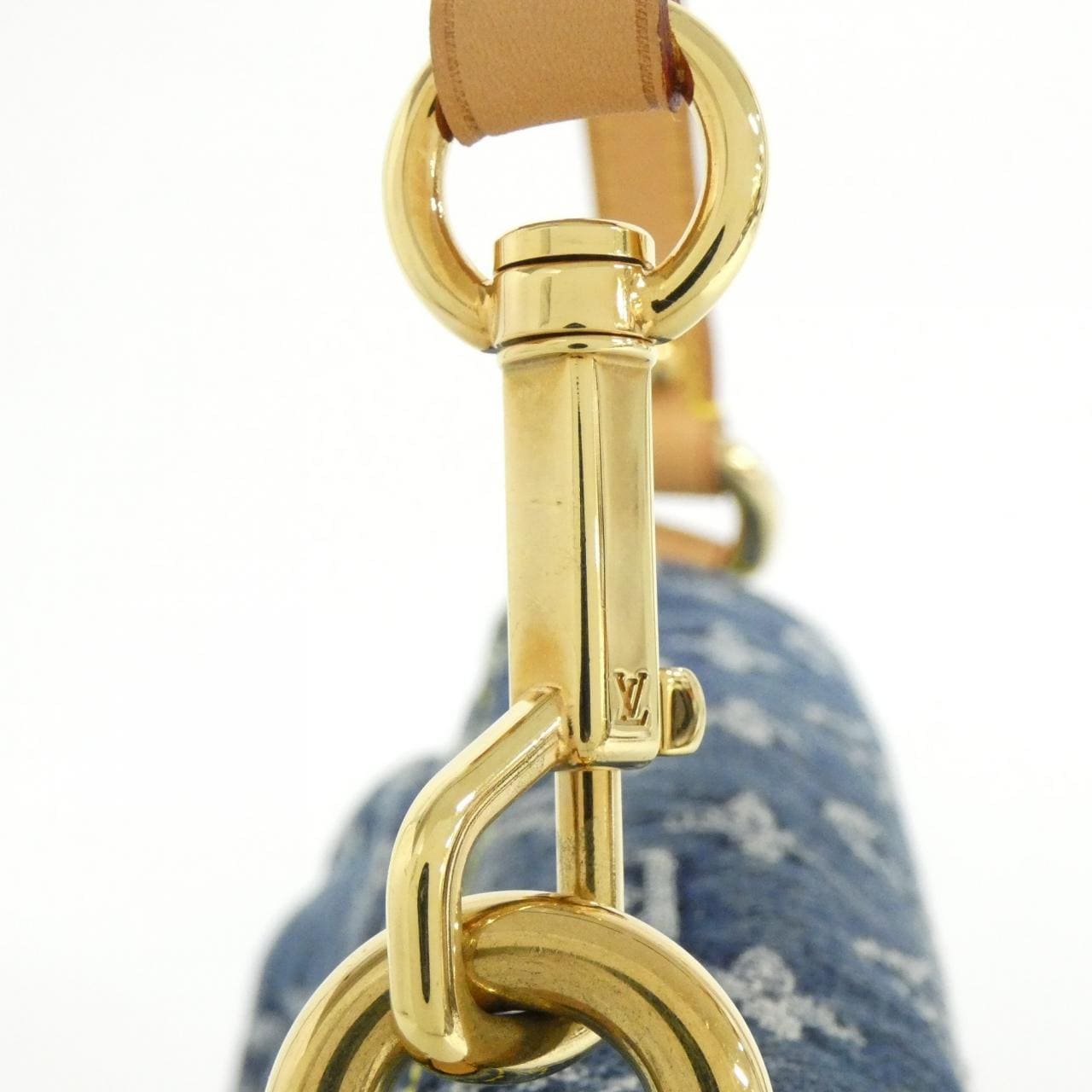 ルイヴィトン モノグラム デニム ミニ プリーティ M95050 ショルダーバッグ