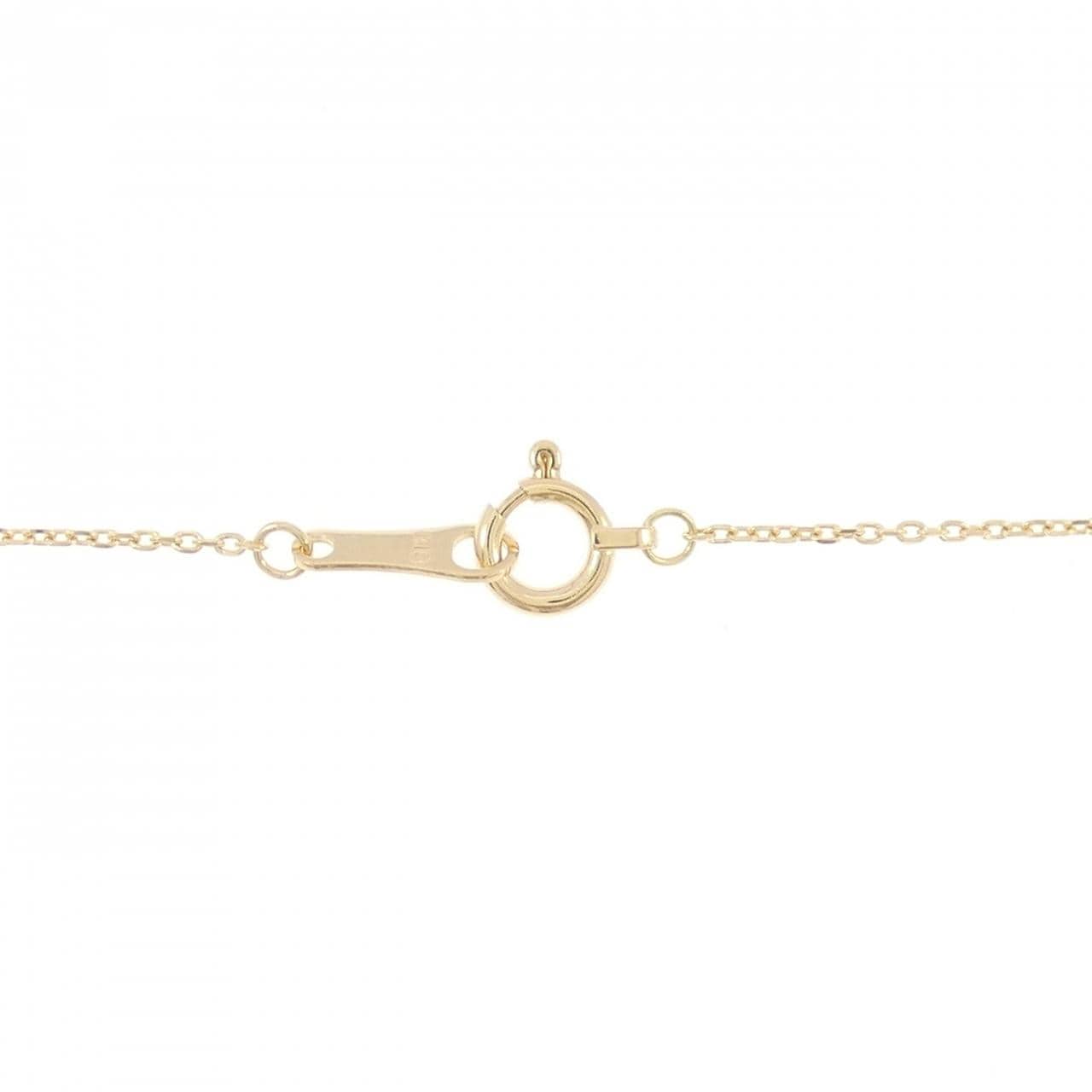 K18YG ハート ダイヤモンド ネックレス 0.10CT