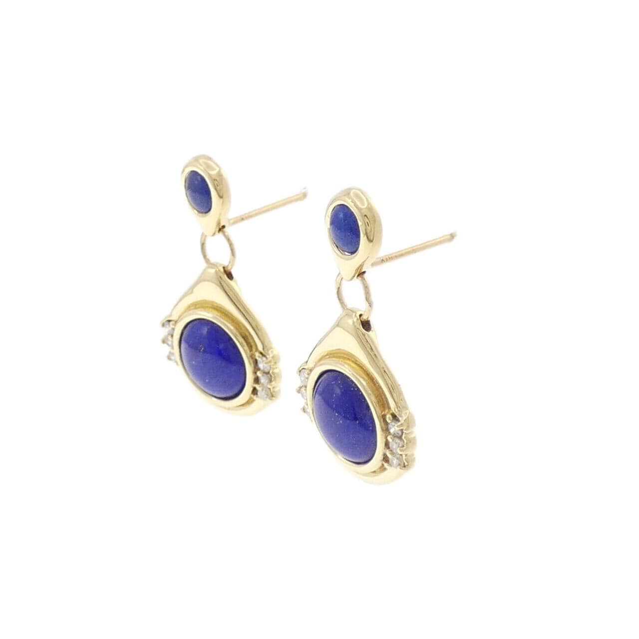 K18YG ラピスラズリ ピアス