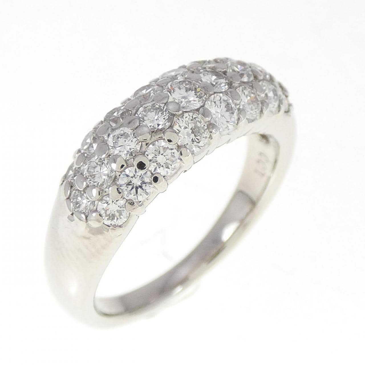 PT Pave Diamond Ring 1.00CT