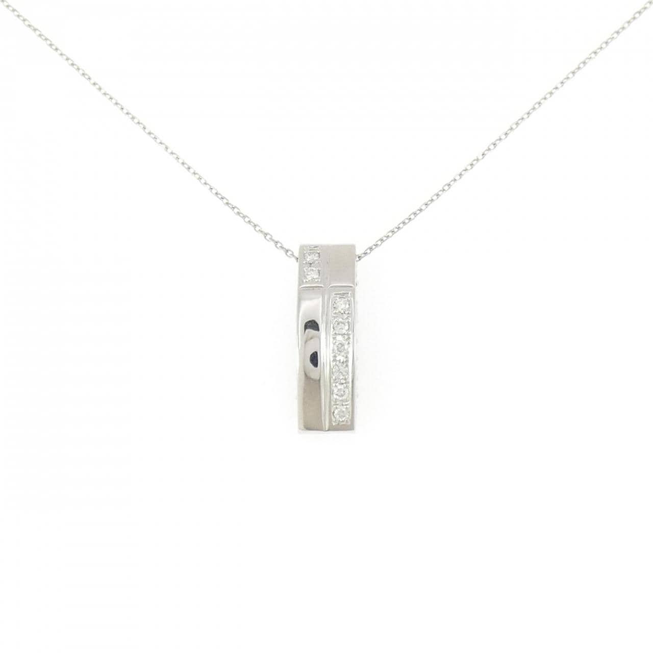 PT900/PT850 ダイヤモンド ネックレス 1.00CT