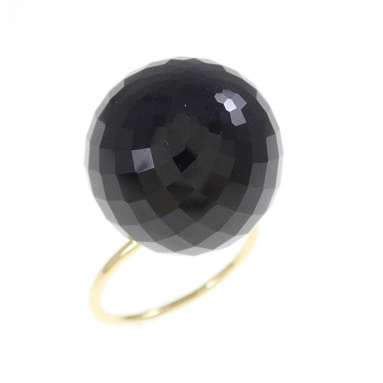 750YG オニキス リング