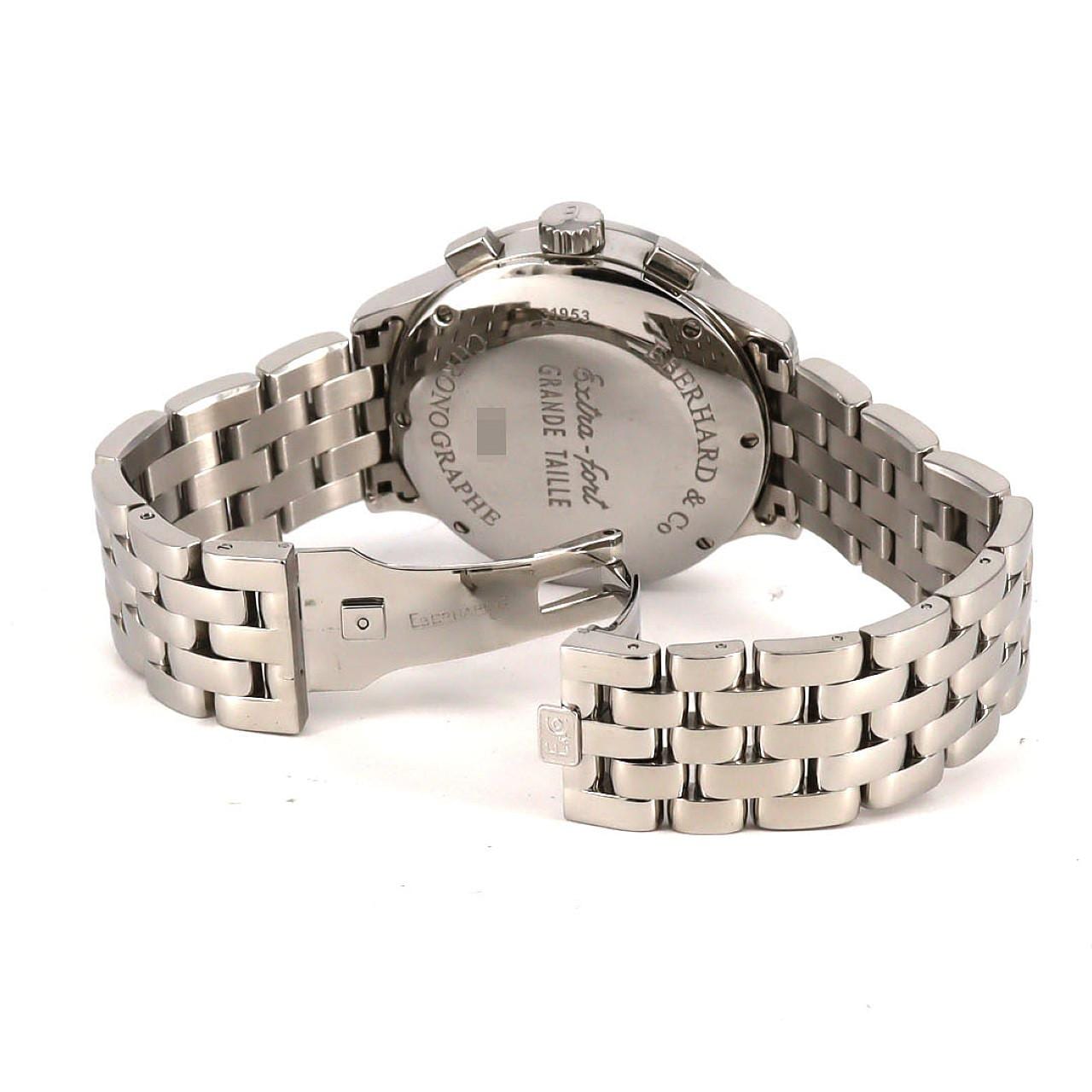 【ノーメンテナンス還元価格】エベラール エクストラフォルトグランタイユクロノグラフ 31953 SS 自動巻