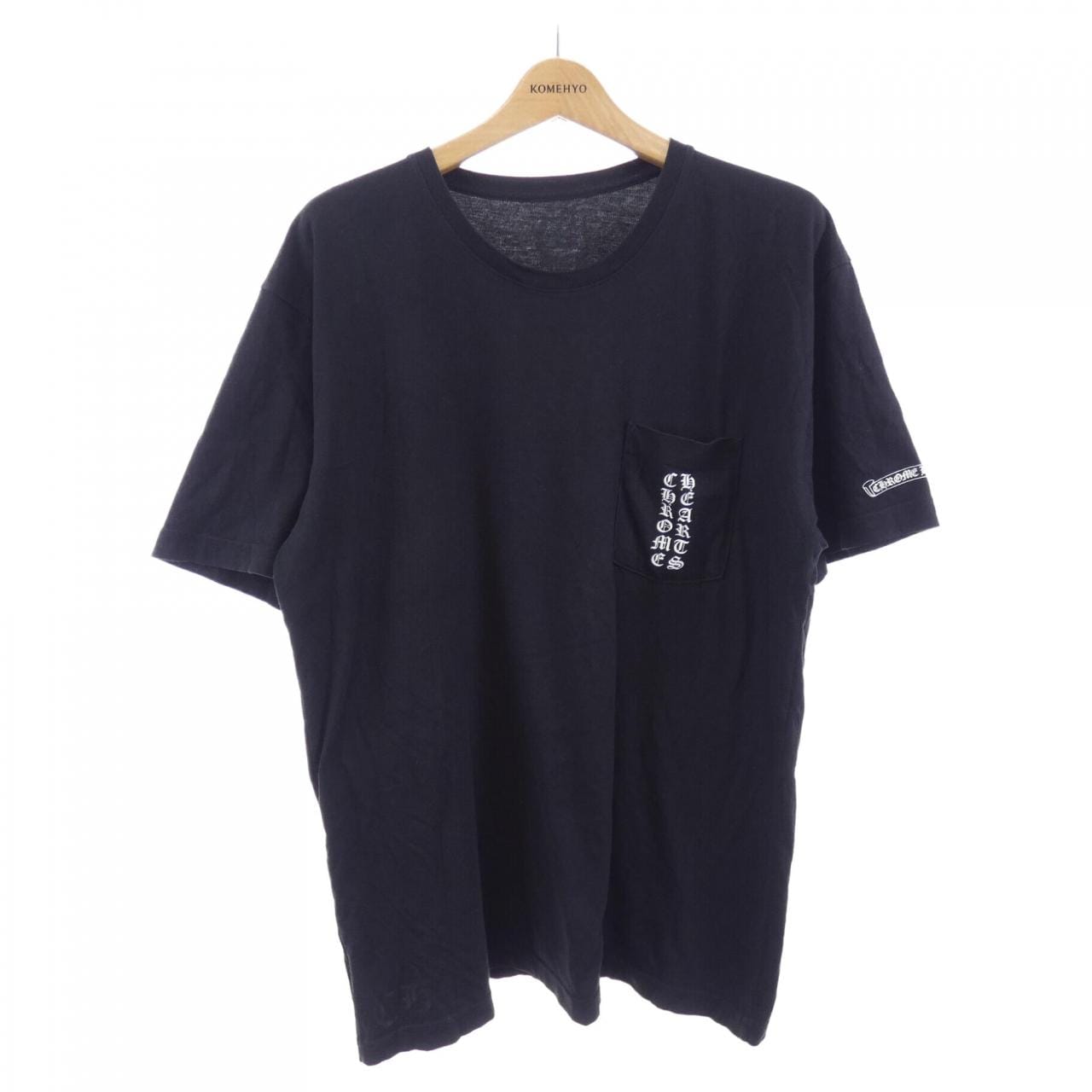 クロムハーツ CHROME HEARTS 大阪限定 VERTICAL LOGO　SCROLL LABEL 2212-304-0597 Tシャツ