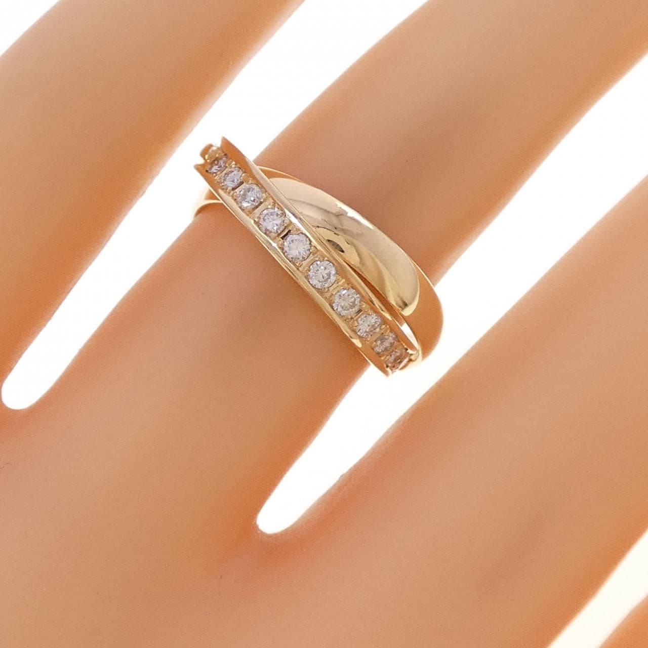 4゜C ダイヤモンド リング 0.22CT