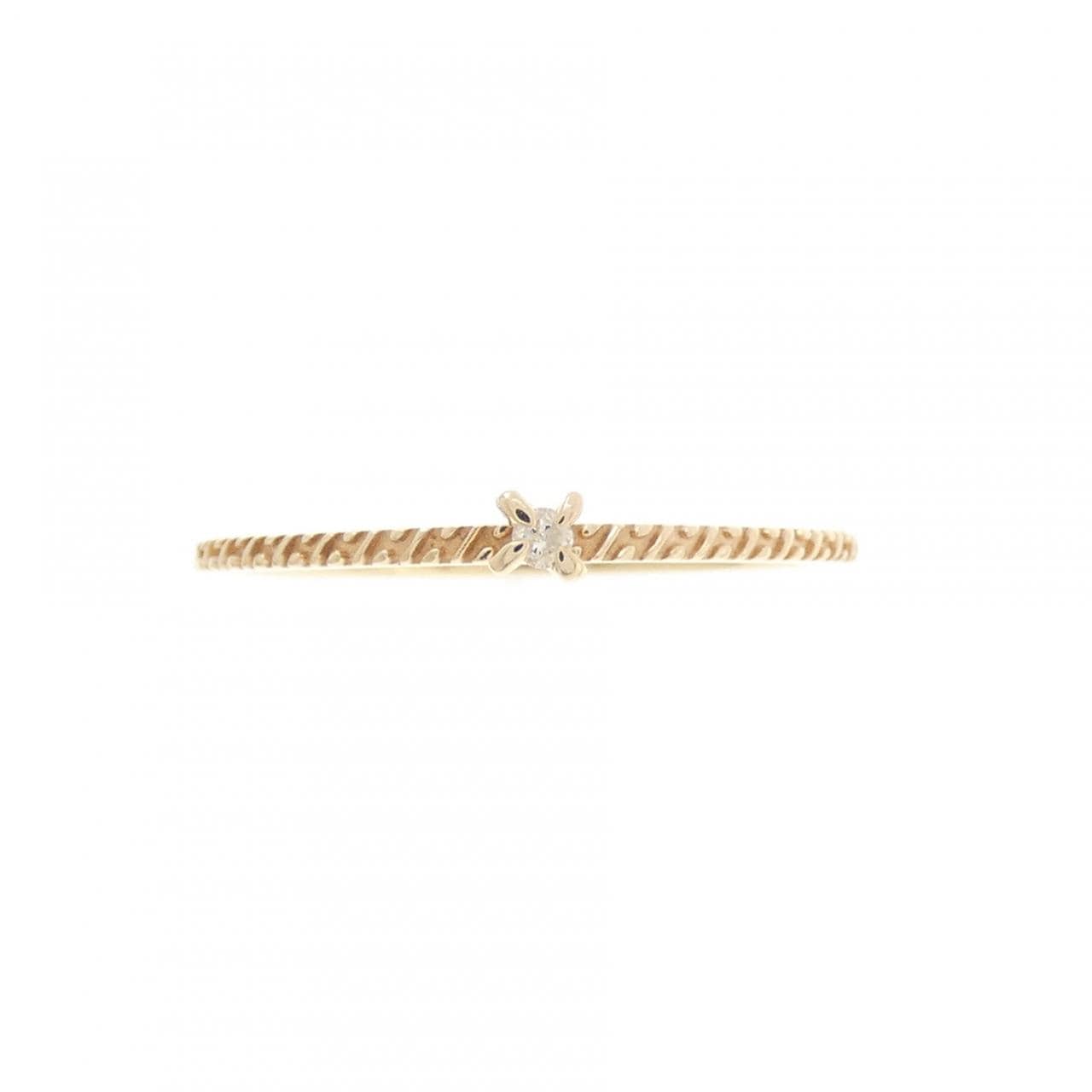 アガット ダイヤモンド リング 0.01CT