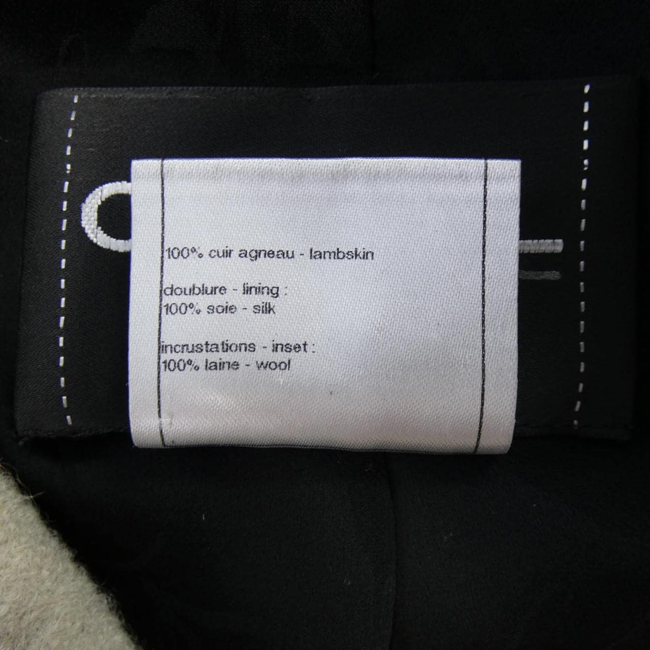 シャネル CHANEL P41842W04963 11A レザーライダースジャケット