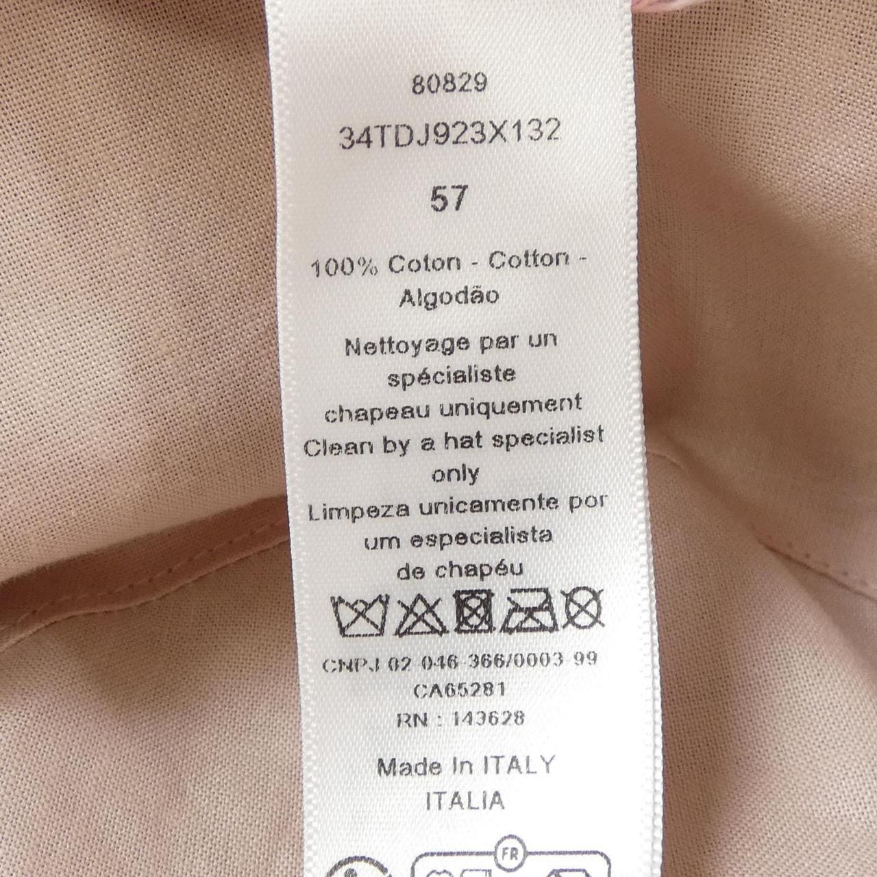 クリスチャンディオール CHRISTIAN DIOR 34TDJ923X132 ハット