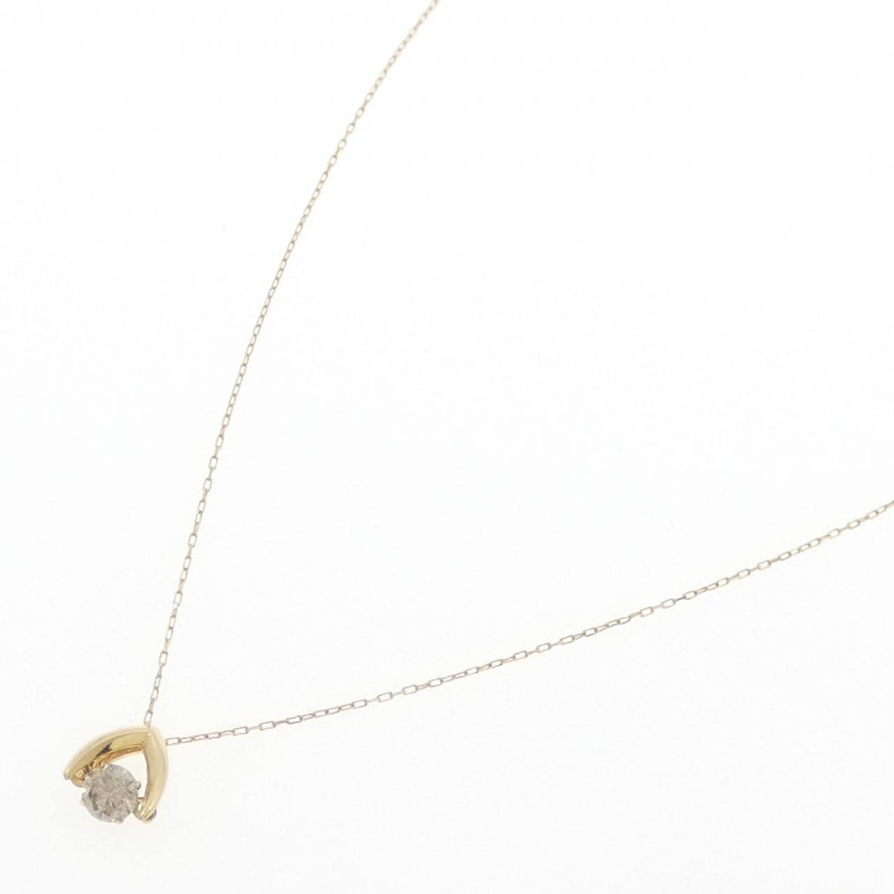 K18YG ダイヤモンド ネックレス 0.10CT
