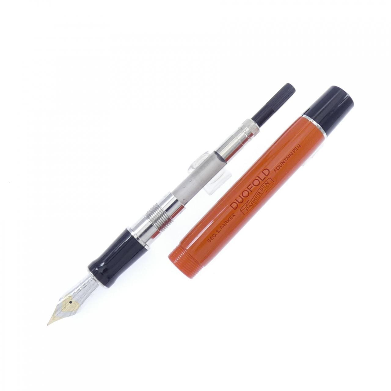 パーカー デュオフォールドビッグレッドCTセンテニアル 万年筆