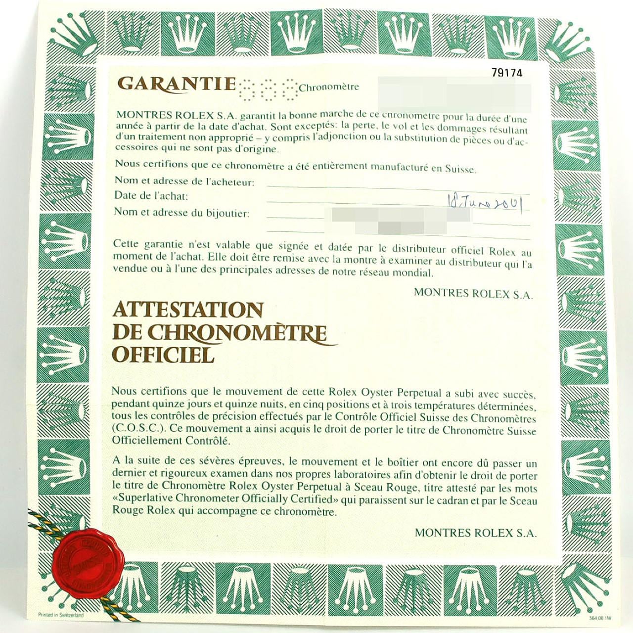 ロレックス デイトジャスト 79174 SSxWG 自動巻 P番