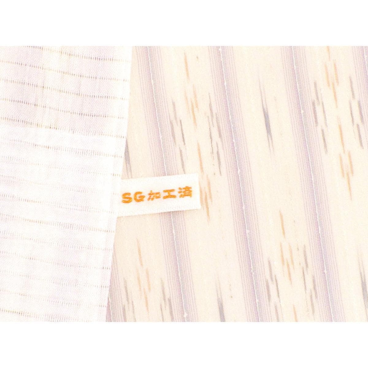 【未使用品】単衣　十日町明石ちぢみ　身幅Ｌ寸【吉澤与市】