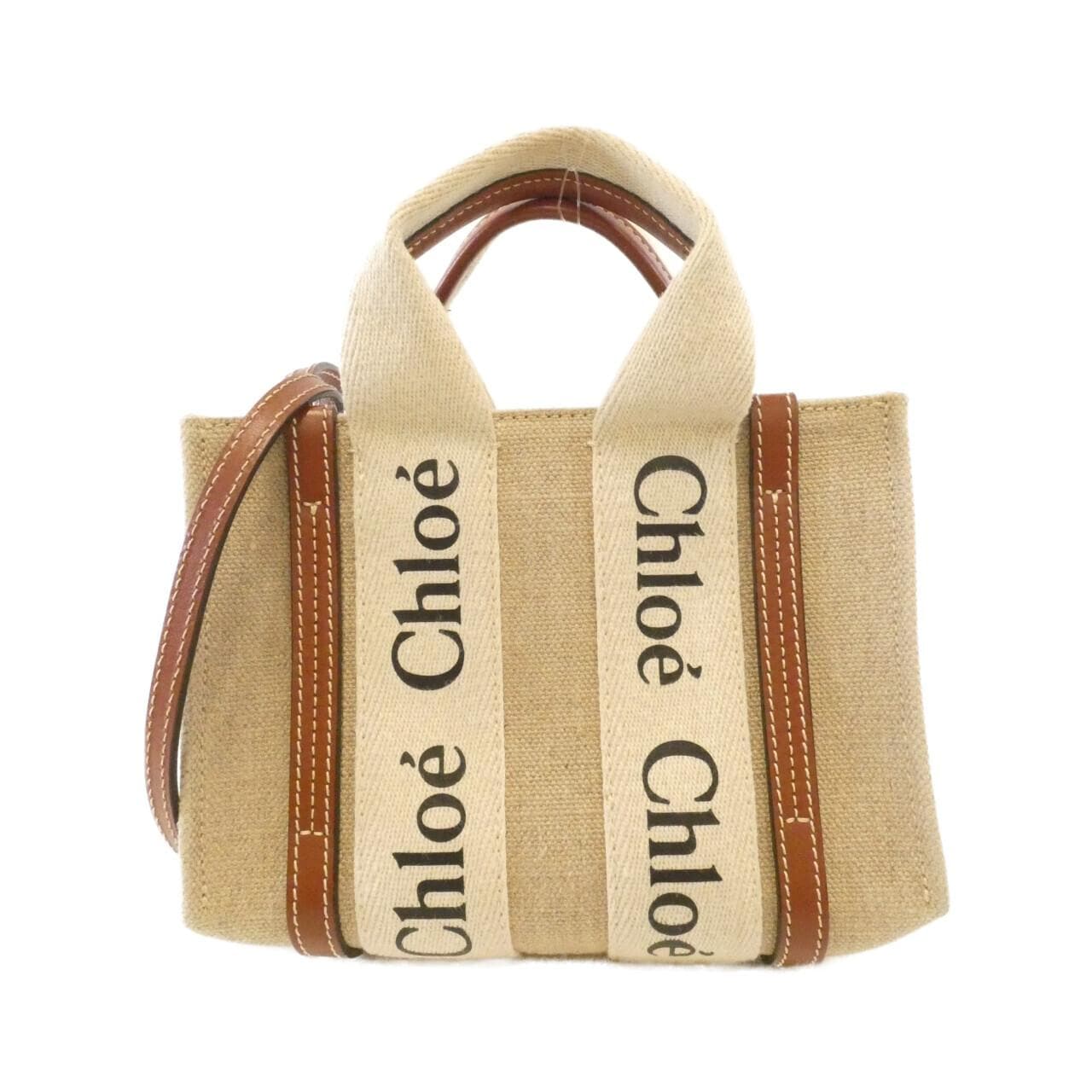 クロエ ウッディ ミニ トート CHC22AP237 I26 バッグ