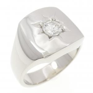 PT900 印台 ダイヤモンド リング 0.48CT