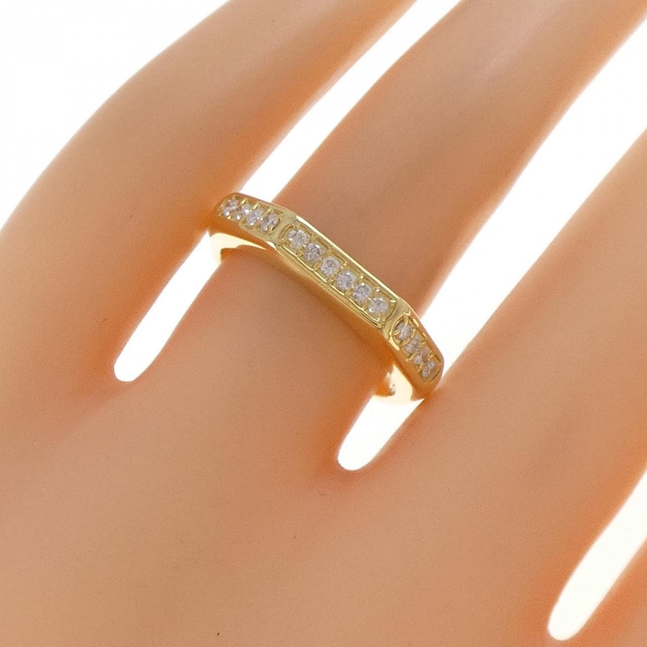 K18YG ダイヤモンド リング 0.20CT