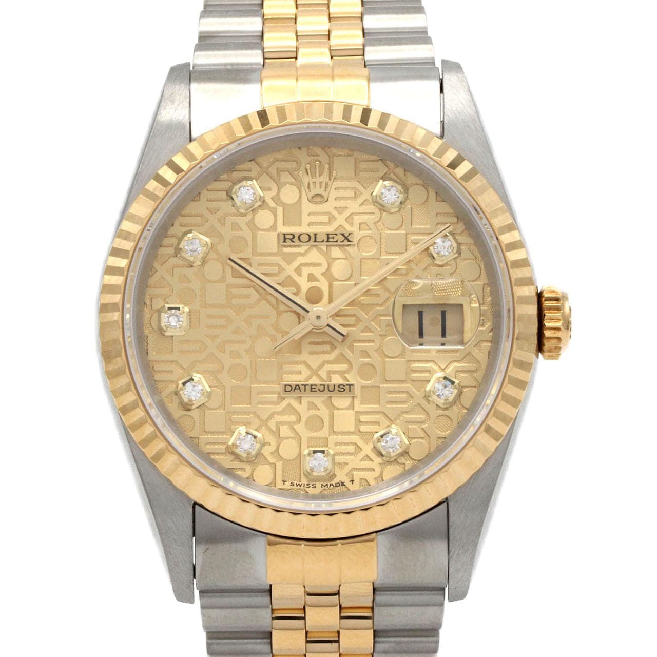 ロレックス デイトジャスト 16233G SSxYG 自動巻 W番