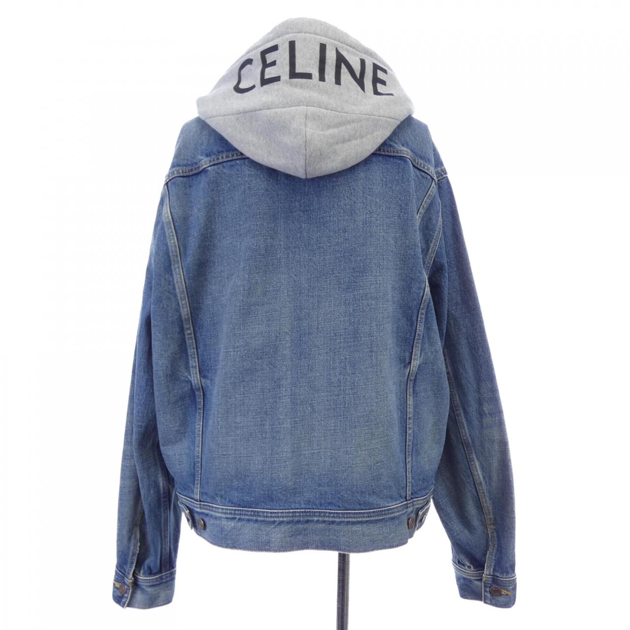 セリーヌ CELINE フード付きトラッカージャケット 2Q472930F デニムジャケット