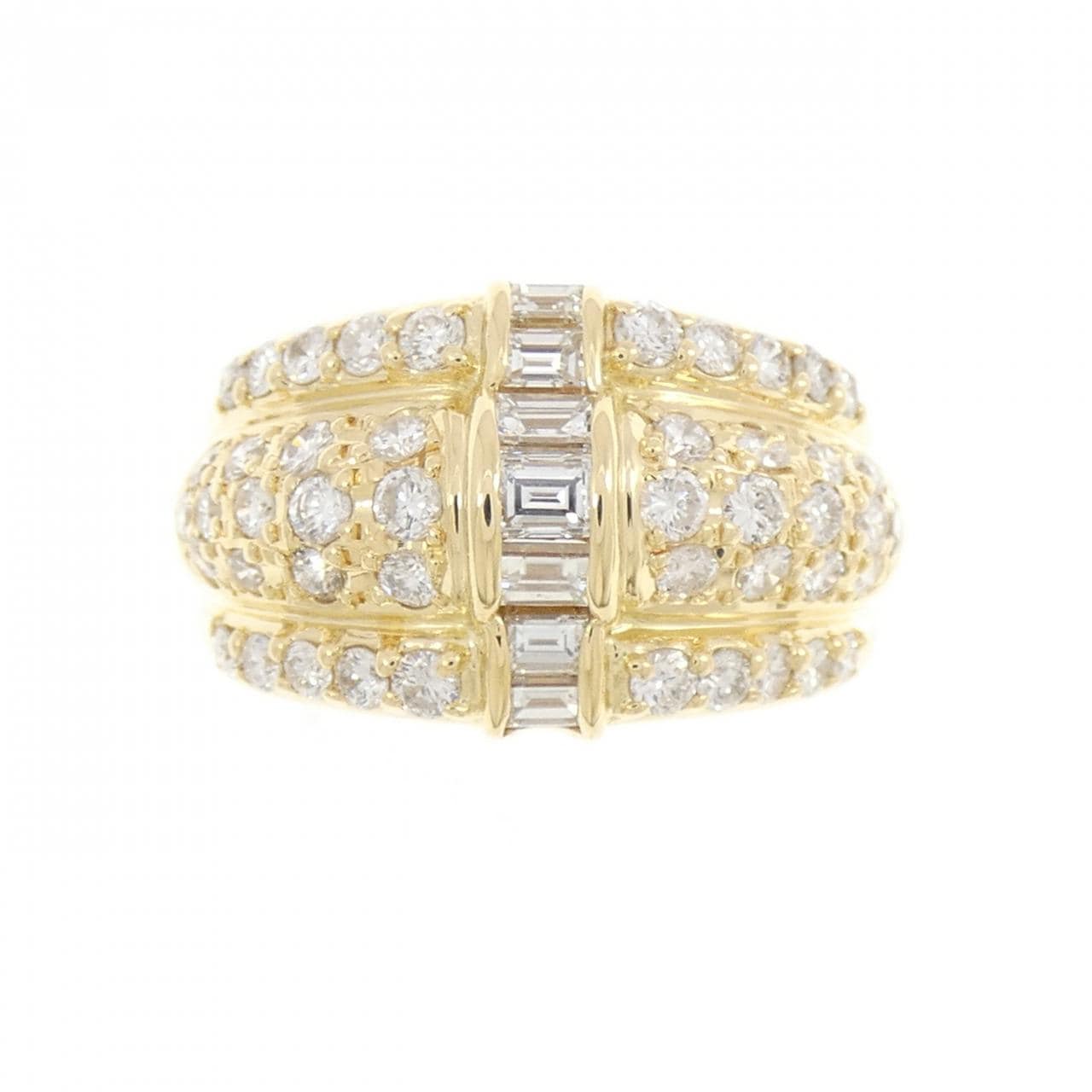 K18YG ダイヤモンド リング 1.50CT