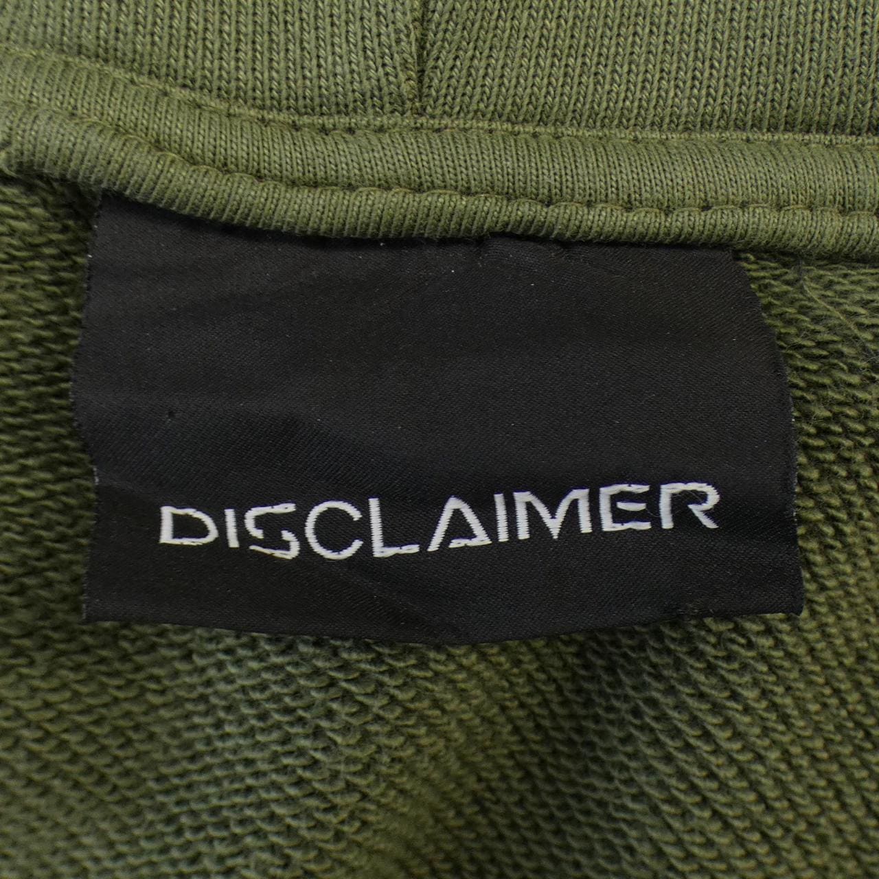 DISCLAIMER パーカー