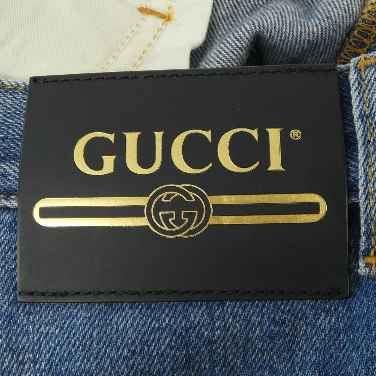 グッチ GUCCI ホースビット付80S 666841 XDBP5 ジーンズ