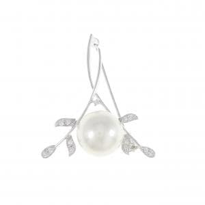 White Butterfly Pearl pendant/brooch