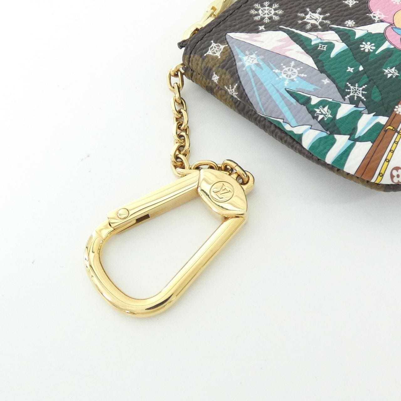 LOUIS VUITTON Monogram (Vivienne) Pochette Cle M82620 Coin & Key Case