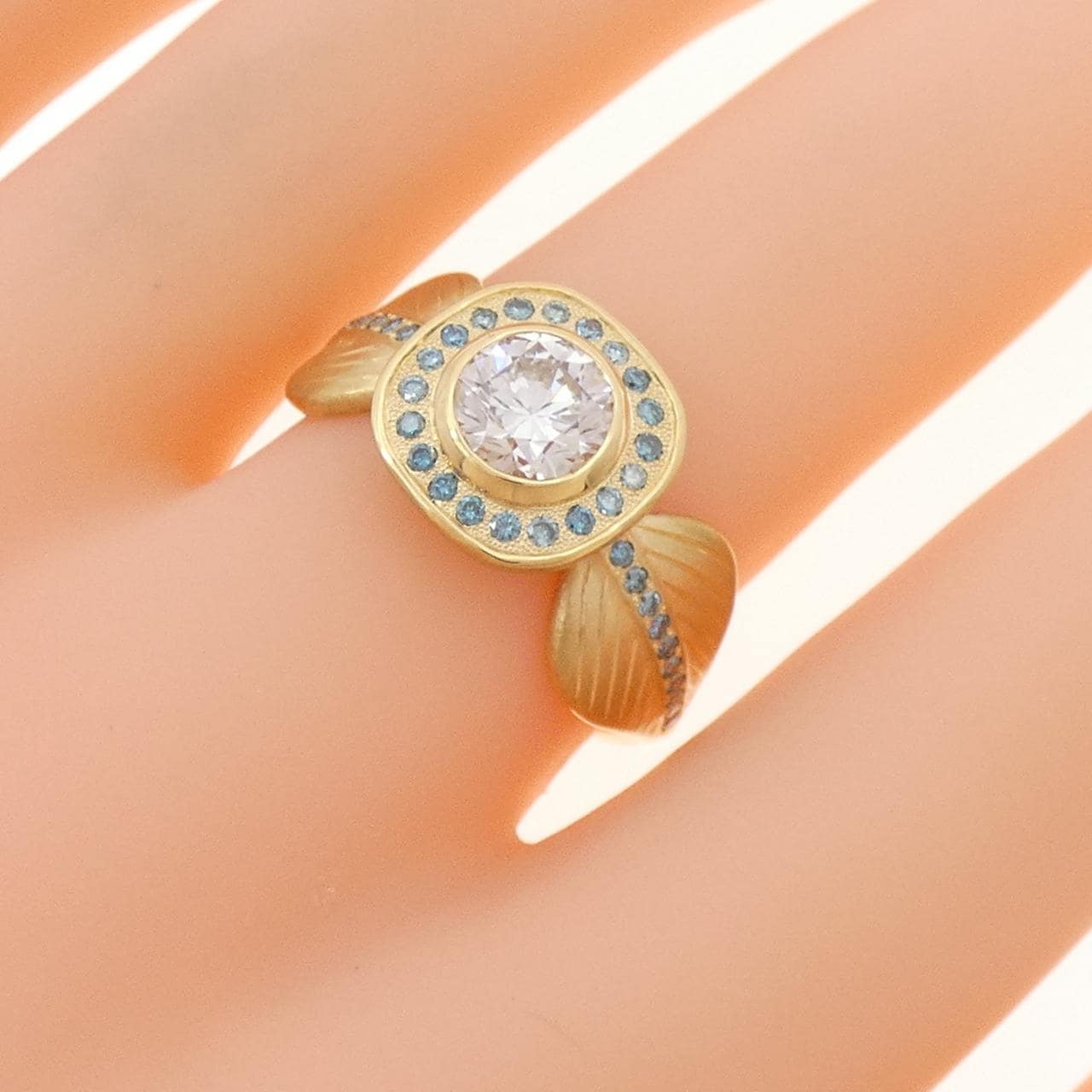 K18YG ダイヤモンド リング 1.002CT