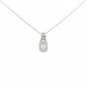 【新品】PT900/PT850 ダイヤモンド ネックレス 0.15CT
