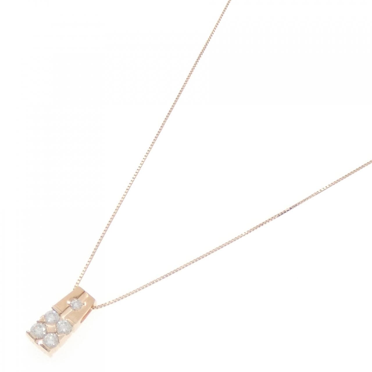 K18PG ダイヤモンド ネックレス 0.52CT